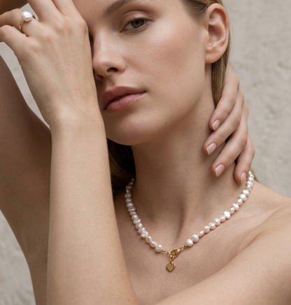 Catena - Perle Barocche Naturali Necklace