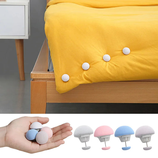 SnapSnug — Mushroom Quilt & Blanket Clips