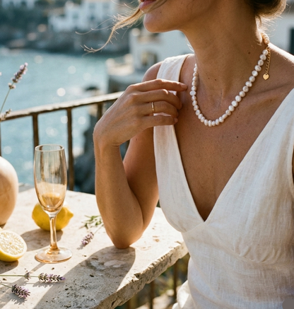 Catena - Perle Barocche Naturali Necklace